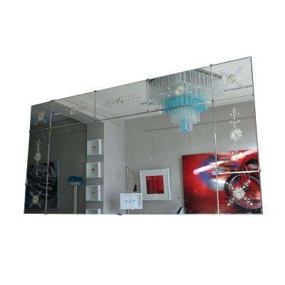 Large Italian sectional mirror