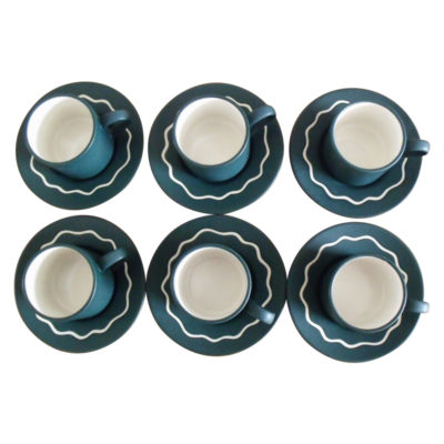 Habitat "Ripple" cup and saucer set